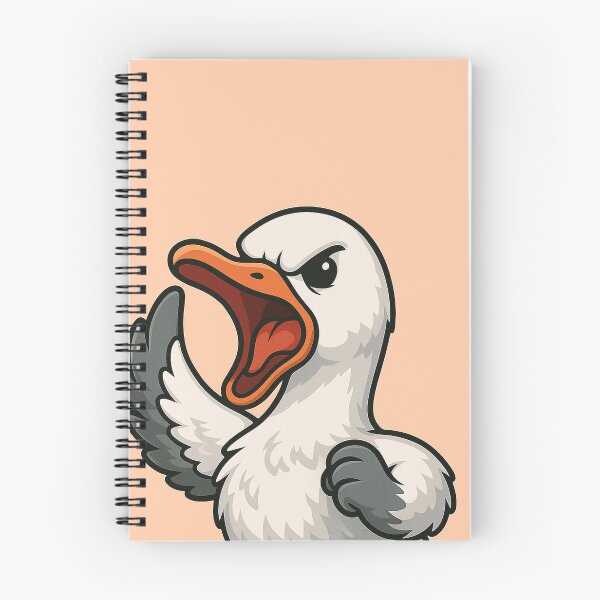 Item preview, Screaming Goose. Feathered Fury designed and sold by SageAndMe.