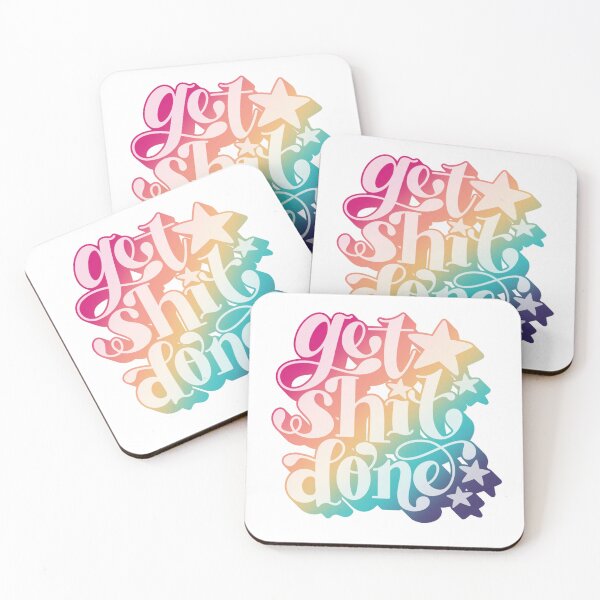 Item preview, Get Shit Done (square) designed and sold by melanie4816.