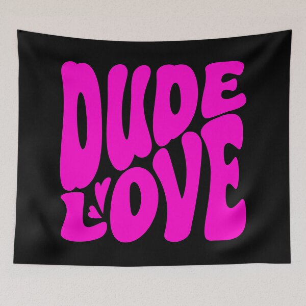 Item preview, DUDE LOVE (Magenta) designed and sold by MaidenofIron157.