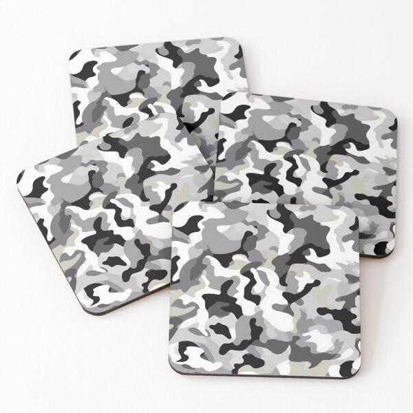 Item preview, Urban Stealth Grayscale Camouflage Pattern – Modern Monochrome Camo Design designed and sold by YourPrettyHome.