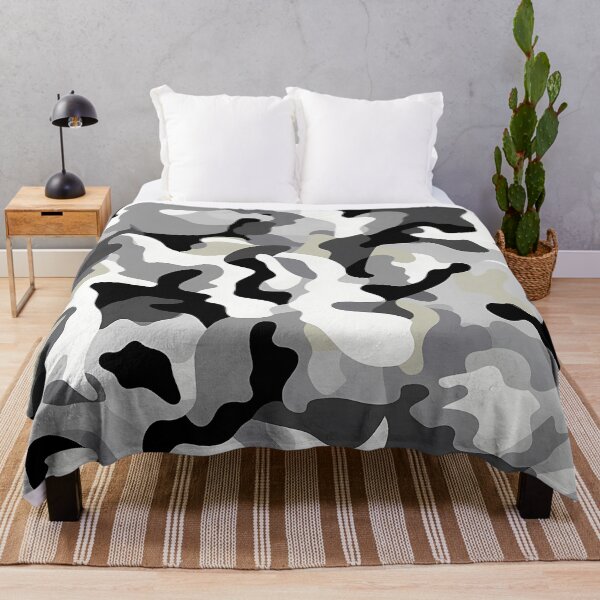 Item preview, Urban Stealth Grayscale Camouflage Pattern – Modern Monochrome Camo Design designed and sold by YourPrettyHome.