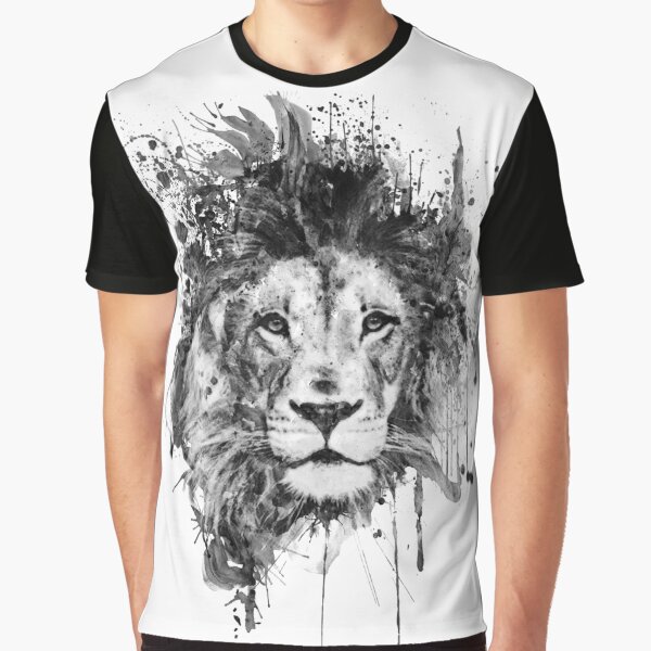 Aperçu de l'œuvre Lion noir et blanc créée et vendue par caracatita75.