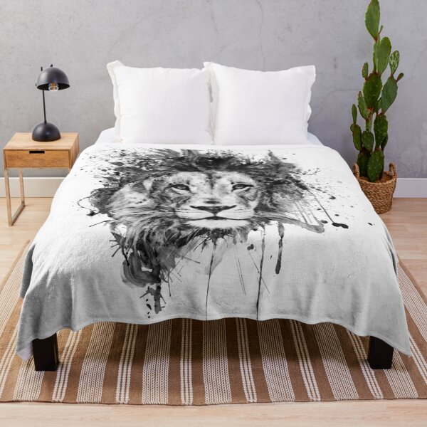 Item preview, Black and White Lion Splash designed and sold by caracatita75.