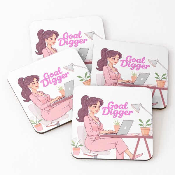 Item preview, GOAL DIGGER designed and sold by Printier in Pink.