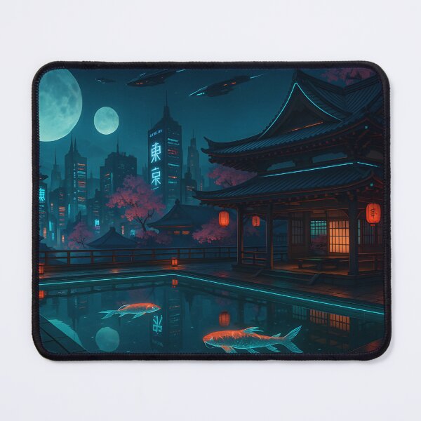 Item preview, Cyberpunk Rooftop Oasis designed and sold by DaiShirts.