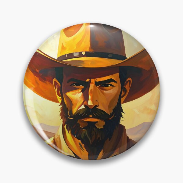 Item preview, Rugged Cowboy designed and sold by ArtFactoryAI.