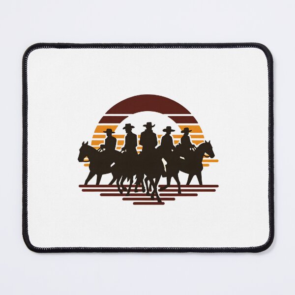 Item preview, Cowboy Silhouettes & Sunset Vibes T-Shirt designed and sold by Route and Render.