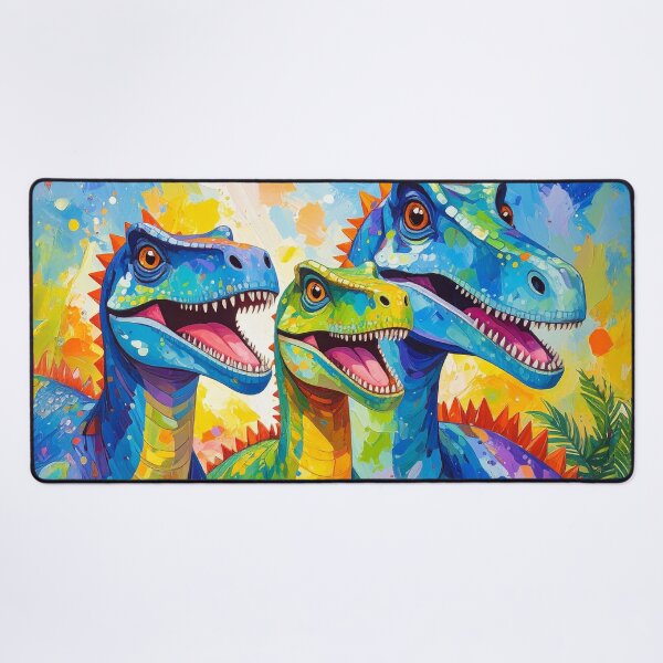 Item preview, Happy Dinosaurs designed and sold by ArtFactoryAI.