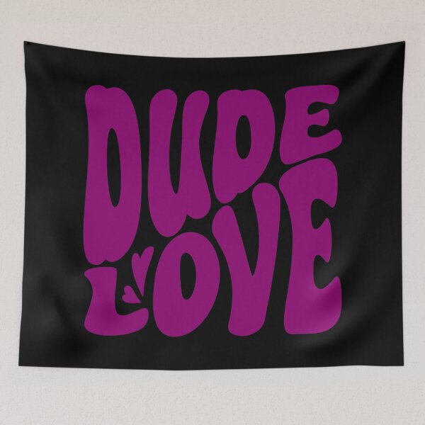 Item preview, DUDE LOVE (Dark Warm Purple) designed and sold by MaidenofIron157.
