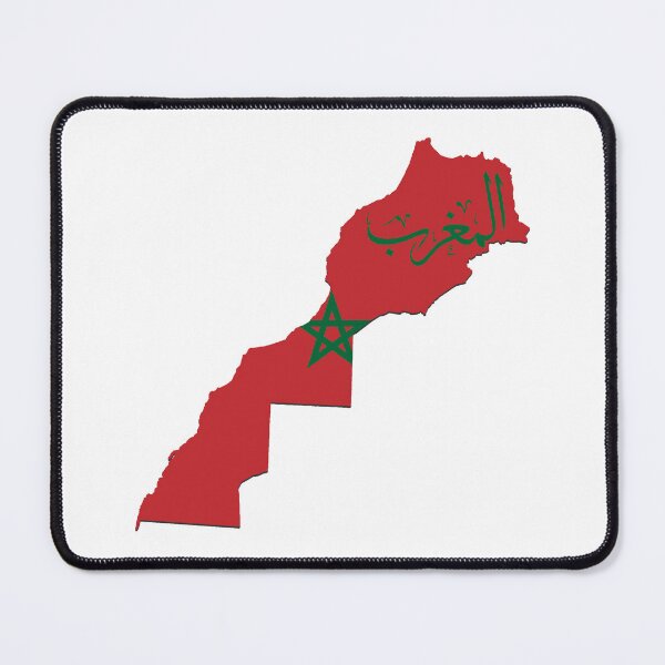Item preview, Morocco Map with Arabic Thuluth Calligraphy، المغرب designed and sold by Noor Gallery.