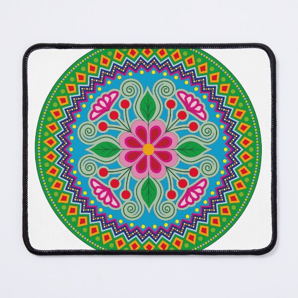 Artikelvorschau, Ecuador. Mandala-Kunst mit lateinamerikanischen Motiven. entworfen und verkauft von ChimaGraphics.