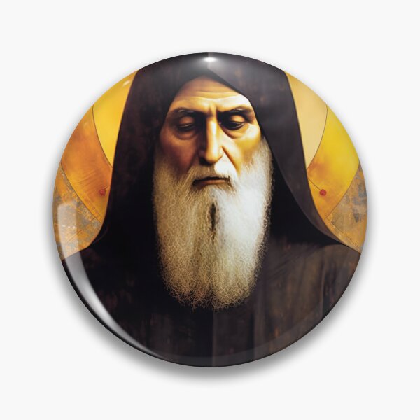 Item preview, Saint Charbel designed and sold by SanctifiedSouls.
