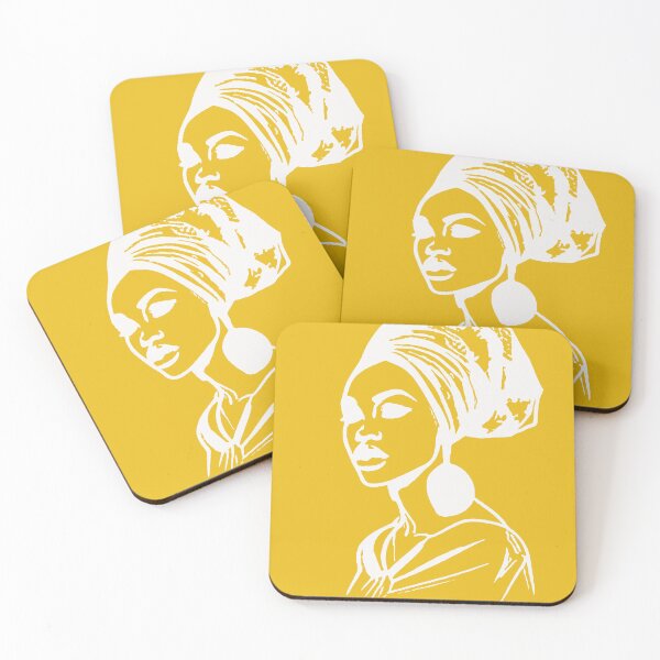Item preview, African Woman Silhouette – Bold Afrocentric Art Celebrating Culture, Beauty & Power designed and sold by Yelocard.