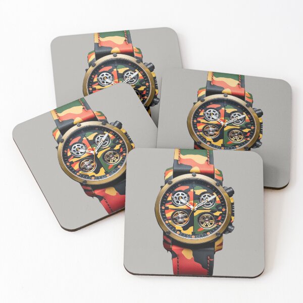 Item preview, Dieselpunk Camo Subdial Industrial Watch  designed and sold by CamouflageLab.