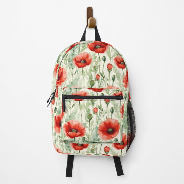 Item preview, Red Poppy Floral Pattern designed and sold by Dali RB.