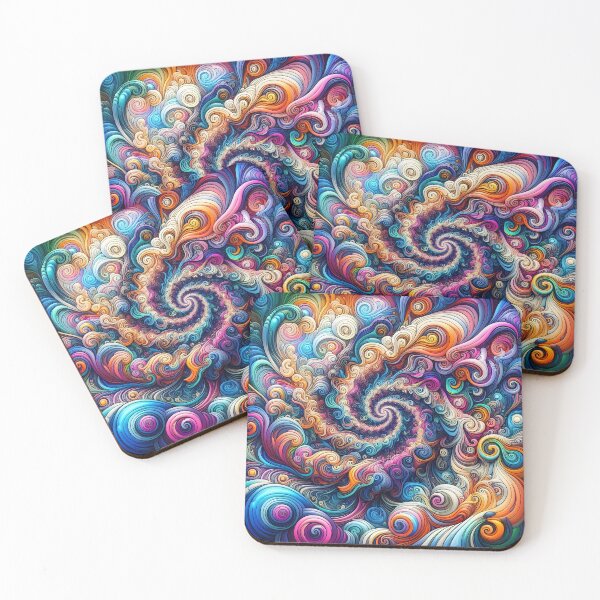 Item preview, Surreal Psychedelic Art – Vivid Swirls & Cosmic Depth 2 designed and sold by FusionGaze.