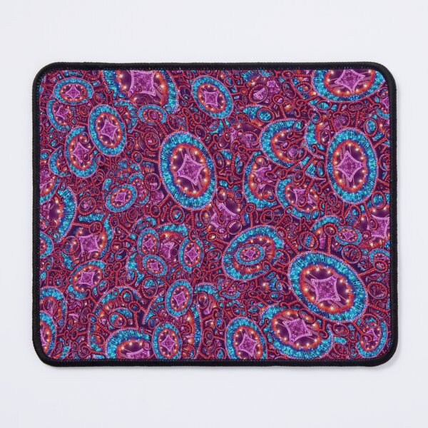 Item preview, Star shape neon object motif random pattern designed and sold by DFLC Prints.