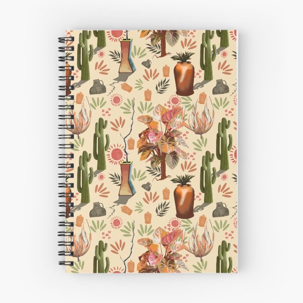 Item preview, Desert Garden Pattern | Botanical Cactus & Pottery Print designed and sold by Pandositive.