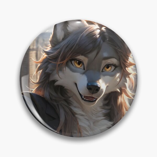 Artikelvorschau, Pelziger Wolf Anthro Sightseeing entworfen und verkauft von penzone.
