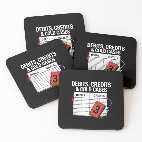 Item preview, Debits, Credits & Cold Cases – Accounting True Crime Humor designed and sold by MagicWander.