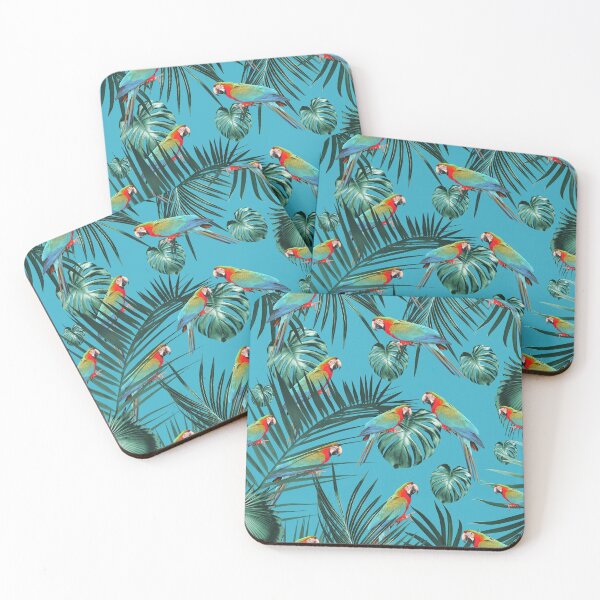 Item preview, Parrots in the Tropical Jungle #1 #tropical #decor #art designed and sold by Anita's & Bella's Art.
