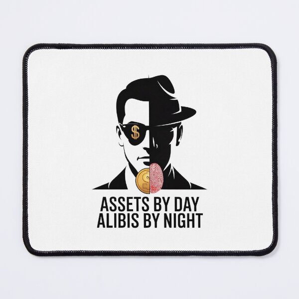 Item preview, Assets by Day Alibis by Night Accountant True Crime designed and sold by MagicWander.