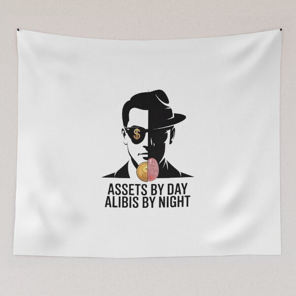 Item preview, Assets by Day Alibis by Night Accountant True Crime designed and sold by MagicWander.