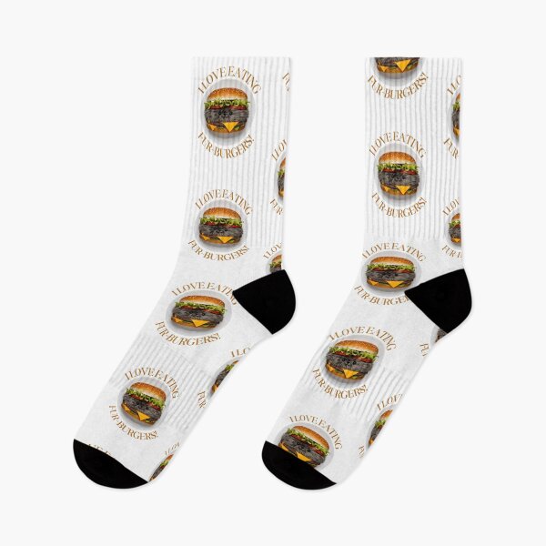 Item preview, I love eating fur-burgers! designed and sold by NicMacTees.