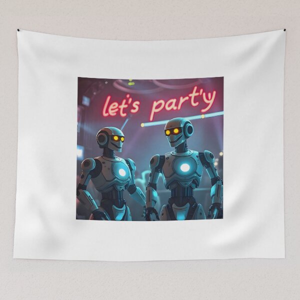Item preview, Robot partying  designed and sold by StudioEarth1.