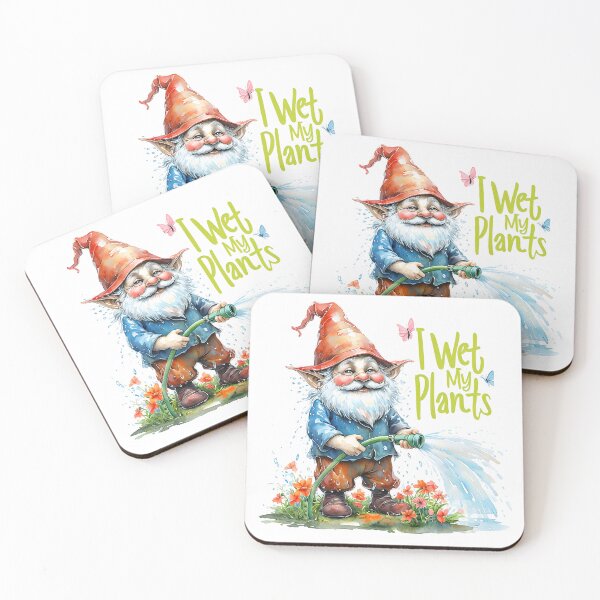 Item preview, Gardening Gnome: I Wet My Plants designed and sold by 2laughinglemons.