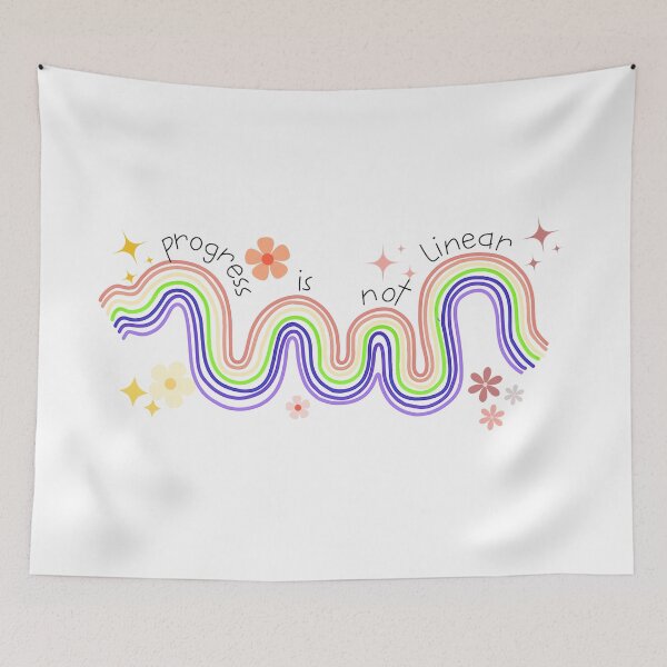 Item preview, Progress is NOT Linear designed and sold by Oardesigns.