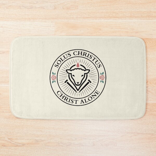 Item preview, SOLUS CHRISTUS - CHRIST ALONE - 5 Solas - Reformation - Black designed and sold by Glory After Tears.