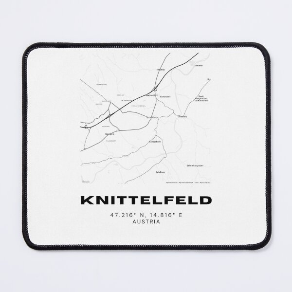 Item preview, Knittelfeld Map – Minimalist City Wall Art from Styria designed and sold by RM-Journey.