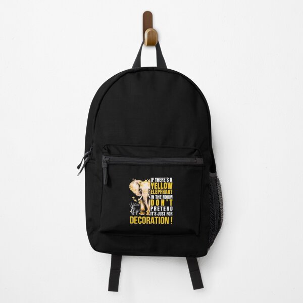 Item preview, Yellow elephant in the room statement design with humor designed and sold by LumiSoleil.