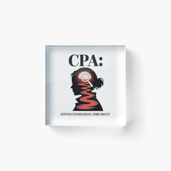 Item preview, CPA Certified Psychological Crime Analyst designed and sold by MagicWander.