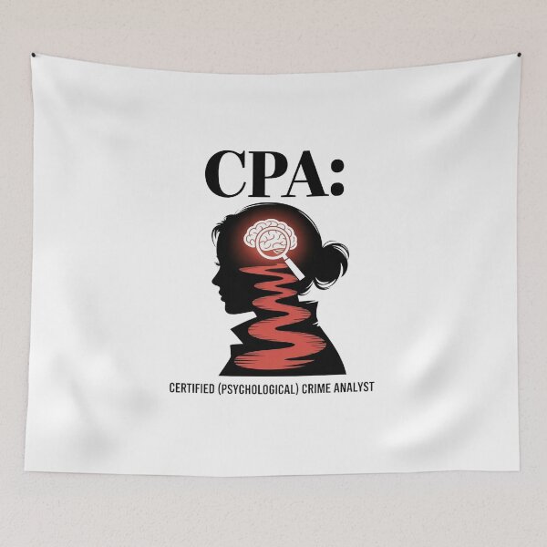Item preview, CPA Certified Psychological Crime Analyst designed and sold by MagicWander.