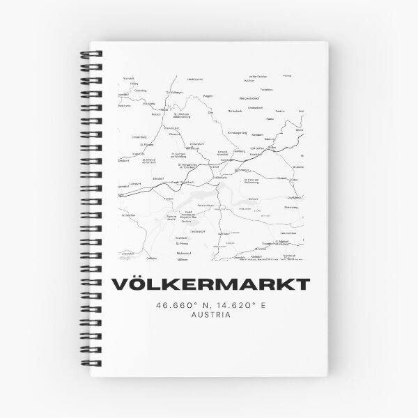 Item preview, Völkermarkt Map – Carinthia Minimalist City Wall Art designed and sold by RM-Journey.