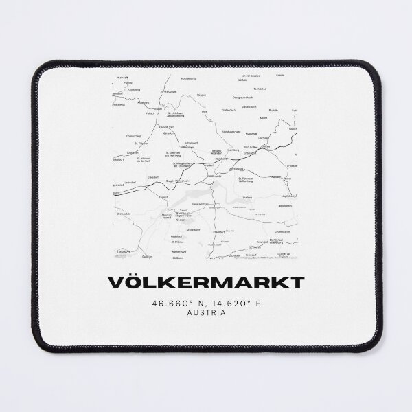 Item preview, Völkermarkt Map – Carinthia Minimalist City Wall Art designed and sold by RM-Journey.