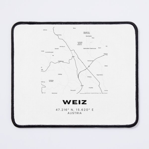 Item preview, Weiz Map – Clean and Simple Styria City Map Art designed and sold by RM-Journey.