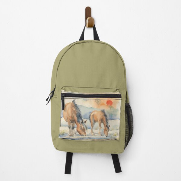 Item preview, Dartmoor ponies3(watercolour + AI) designed and sold by artsmeow.