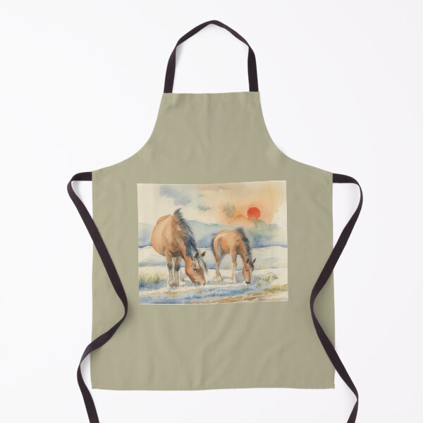 Item preview, Dartmoor ponies3(watercolour + AI) designed and sold by artsmeow.