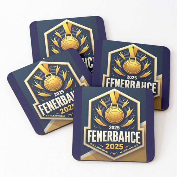 Item preview, Fenerbahçe 2025 Euroleague Champions Badge designed and sold by MyWittyThings.