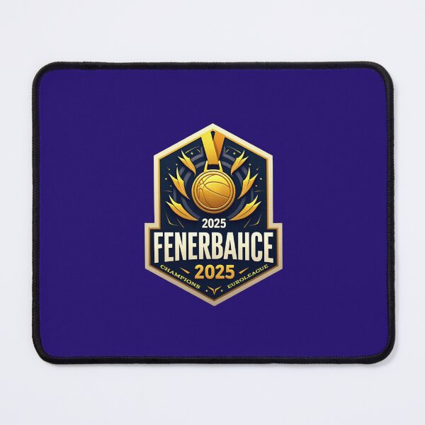 Item preview, Fenerbahçe 2025 Euroleague Champions Badge designed and sold by MyWittyThings.