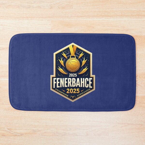 Item preview, Fenerbahçe 2025 Euroleague Champions Badge designed and sold by MyWittyThings.
