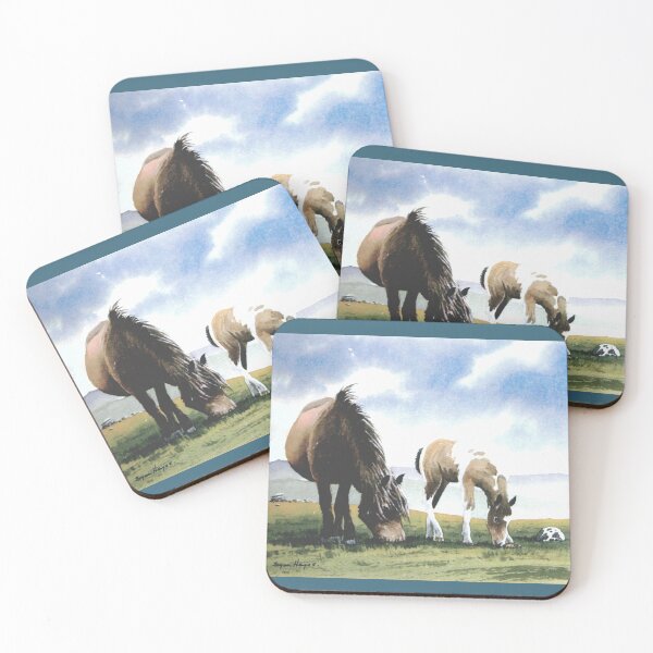 Item preview, Dartmoor ponies designed and sold by artsmeow.