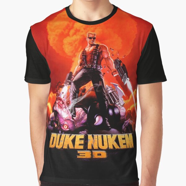 Item preview, Duke Nukem 3D retro game print (High Contrast) designed and sold by hangman3d.