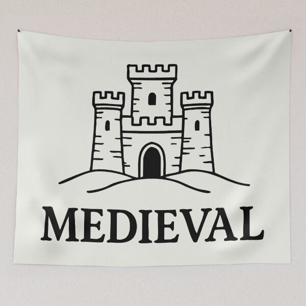 Item preview, Medieval Fortress Emblem designed and sold by SteadyRolling.