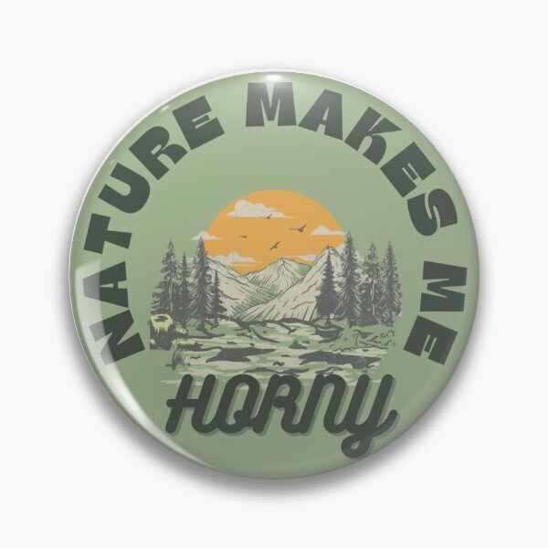 Item preview, Nature makes me horny sticker designed and sold by Doodlepug.