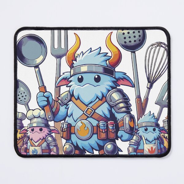 Item preview, Fluffy. A squad of kitchen fighters led by a furry hero designed and sold by PHILILY.