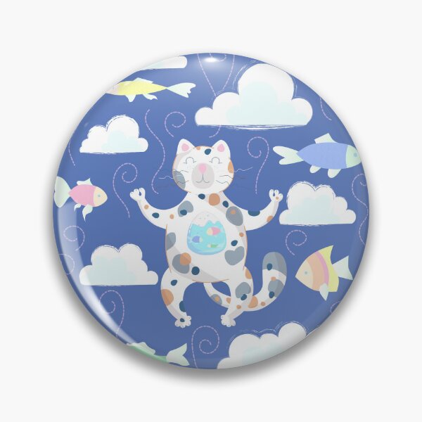Item preview, meditating spotted cat designed and sold by amatiana.